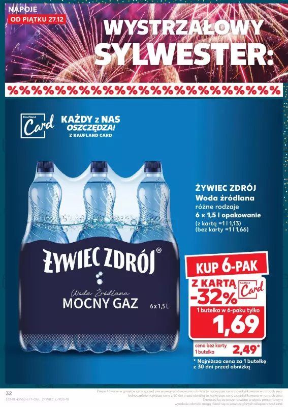 Kaufland - gazetka promocyjna Oferta Kaufland od piątku 27.12 do wtorku 31.12 - strona 32