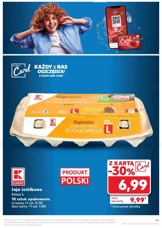 Kaufland - gazetka promocyjna Oferta Kaufland od piątku 27.12 do wtorku 31.12 - strona 49