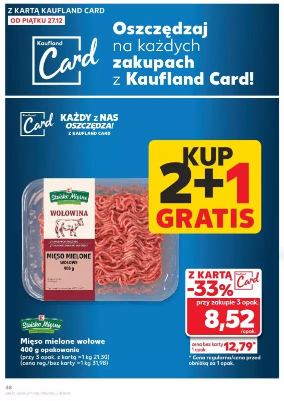 Kaufland - gazetka promocyjna Oferta Kaufland od piątku 27.12 do wtorku 31.12 - strona 48