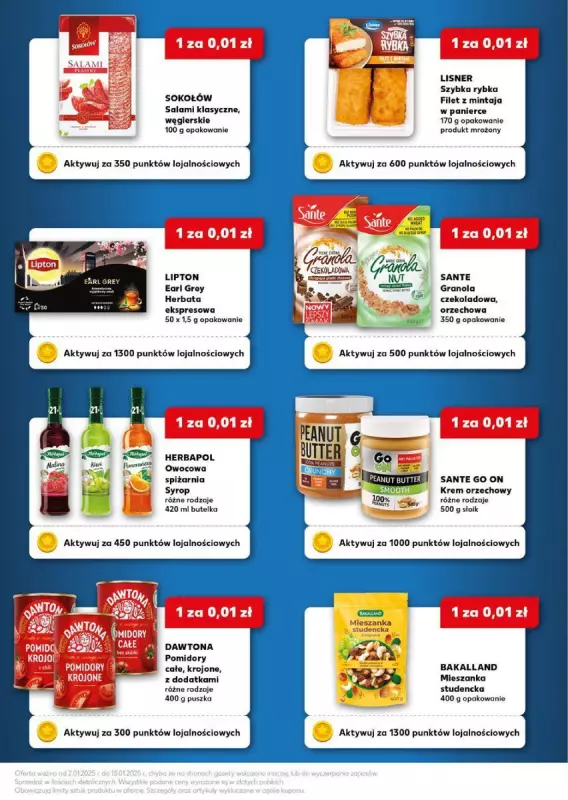 Kaufland - gazetka promocyjna Wymieniaj punkty na superkupony!  do środy 15.01 - strona 3