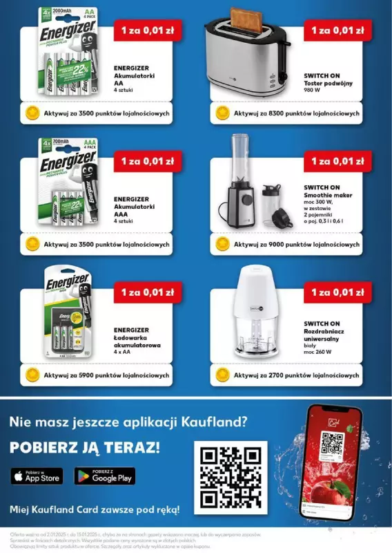 Kaufland - gazetka promocyjna Wymieniaj punkty na superkupony!  do środy 15.01 - strona 6