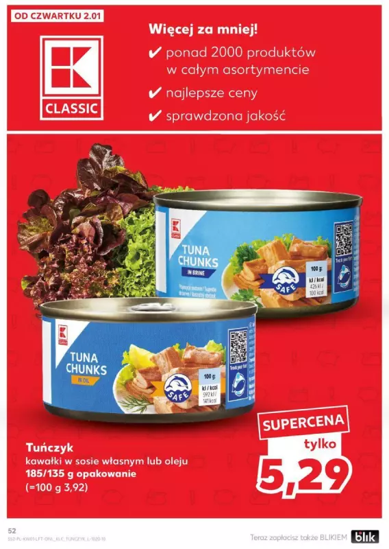 Kaufland - gazetka promocyjna Oferta Kaufland od czwartku 02.01 do środy 08.01 - strona 52