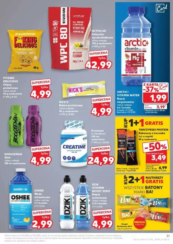 Kaufland - gazetka promocyjna Oferta Kaufland od czwartku 02.01 do środy 08.01 - strona 31