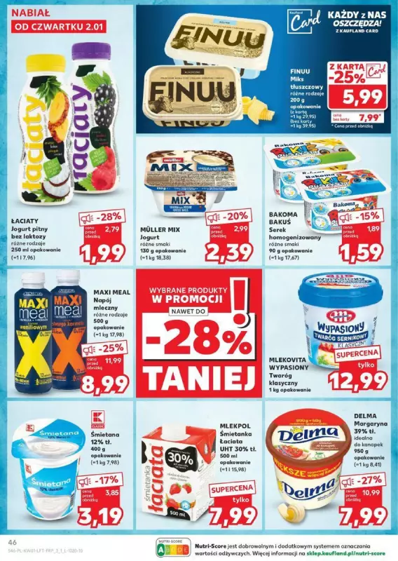 Kaufland - gazetka promocyjna Oferta Kaufland od czwartku 02.01 do środy 08.01 - strona 46