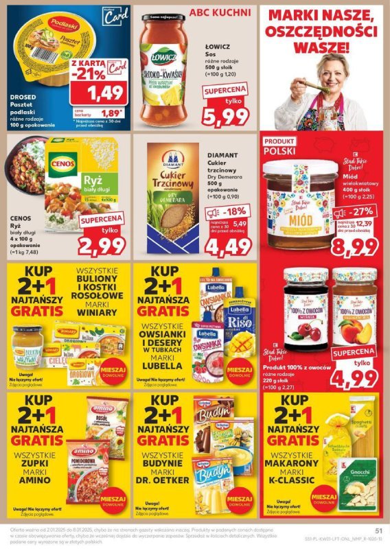 Kaufland - gazetka promocyjna Oferta Kaufland od czwartku 02.01 do środy 08.01 - strona 51