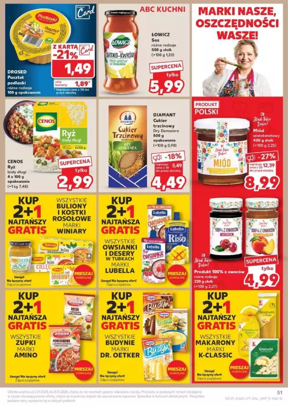 Kaufland - gazetka promocyjna Oferta Kaufland od czwartku 02.01 do środy 08.01 - strona 51