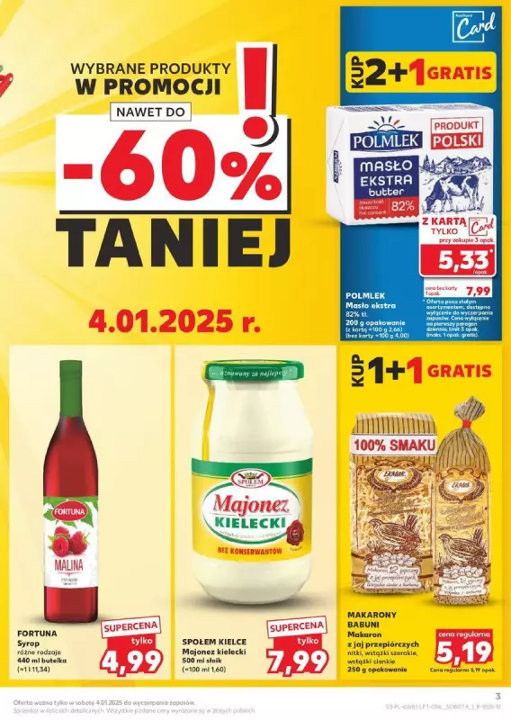 Kaufland - gazetka promocyjna Oferta Kaufland od czwartku 02.01 do środy 08.01 - strona 3