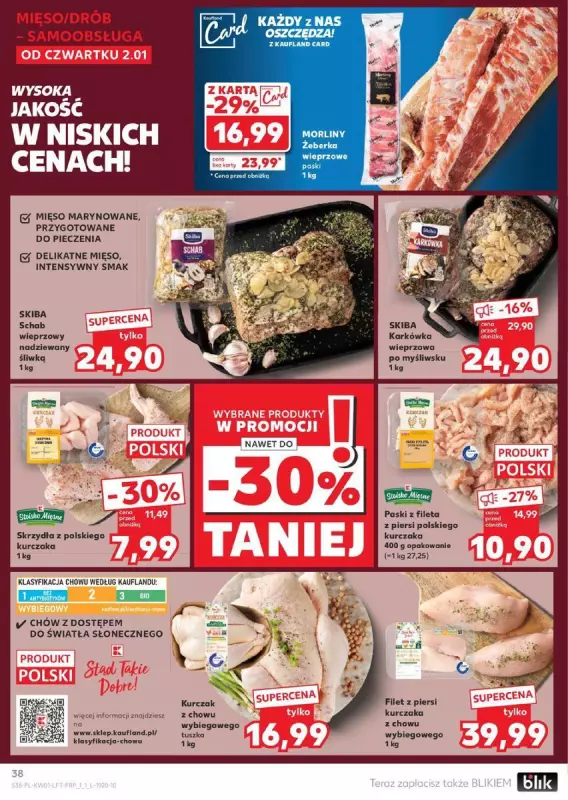 Kaufland - gazetka promocyjna Oferta Kaufland od czwartku 02.01 do środy 08.01 - strona 38