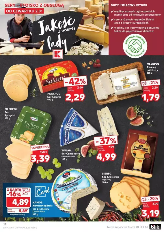 Kaufland - gazetka promocyjna Oferta Kaufland od czwartku 02.01 do środy 08.01 - strona 14