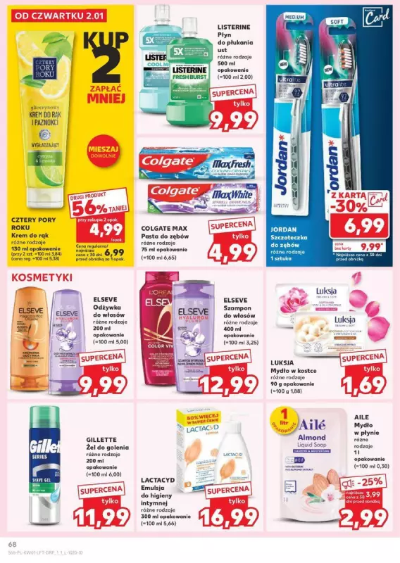 Kaufland - gazetka promocyjna Oferta Kaufland od czwartku 02.01 do środy 08.01 - strona 68