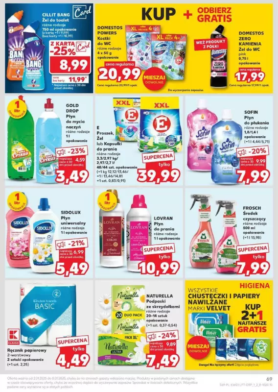 Kaufland - gazetka promocyjna Oferta Kaufland od czwartku 02.01 do środy 08.01 - strona 69