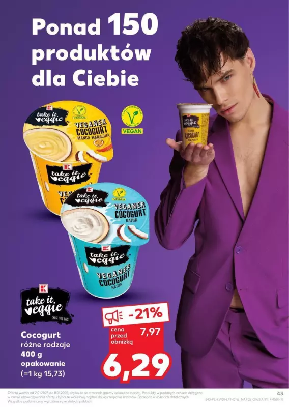 Kaufland - gazetka promocyjna Oferta Kaufland od czwartku 02.01 do środy 08.01 - strona 43