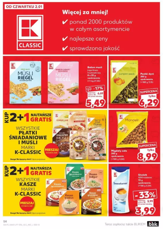 Kaufland - gazetka promocyjna Oferta Kaufland od czwartku 02.01 do środy 08.01 - strona 54