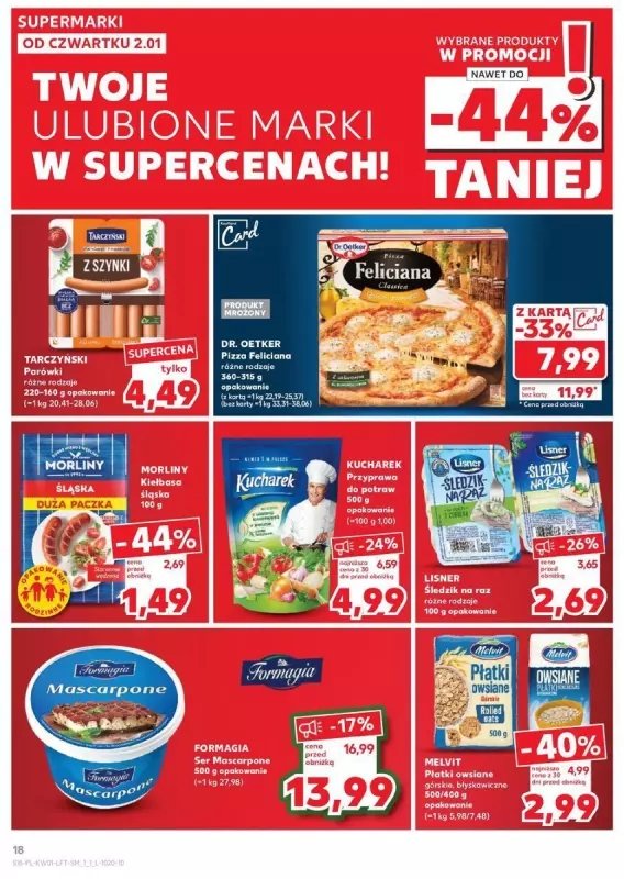 Kaufland - gazetka promocyjna Oferta Kaufland od czwartku 02.01 do środy 08.01 - strona 18