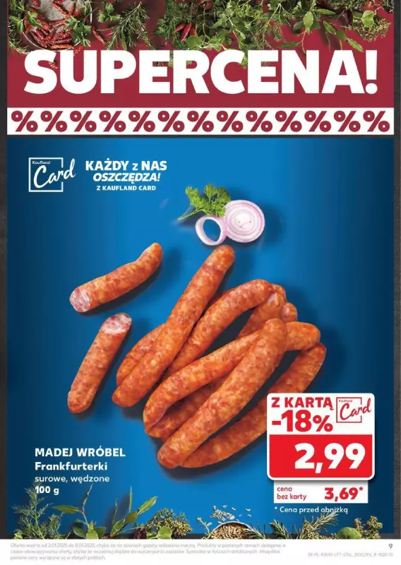 Kaufland - gazetka promocyjna Oferta Kaufland od czwartku 02.01 do środy 08.01 - strona 9