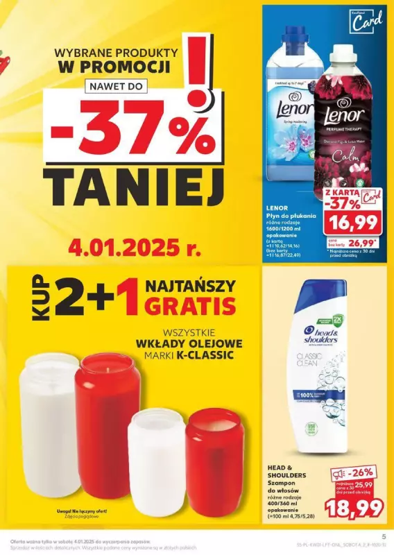 Kaufland - gazetka promocyjna Oferta Kaufland od czwartku 02.01 do środy 08.01 - strona 5