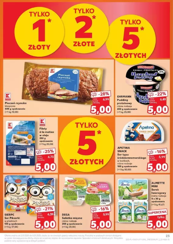 Kaufland - gazetka promocyjna Oferta Kaufland od czwartku 02.01 do środy 08.01 - strona 23