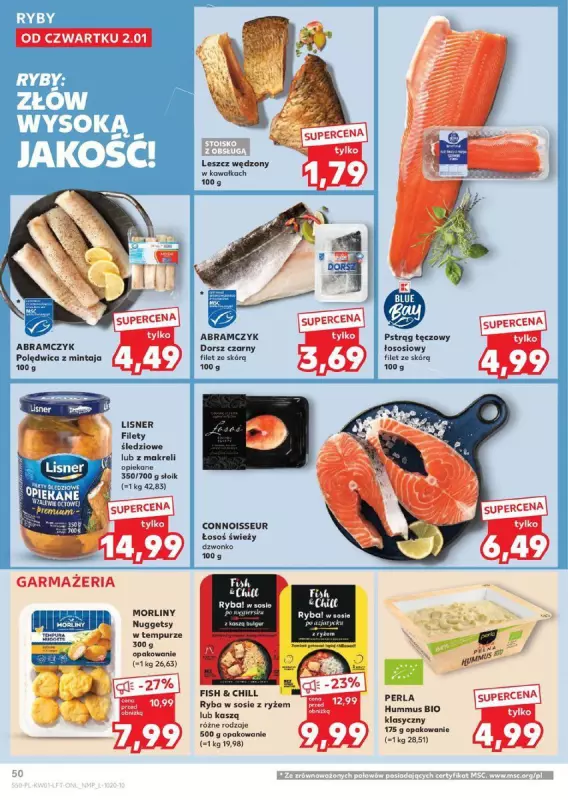 Kaufland - gazetka promocyjna Oferta Kaufland od czwartku 02.01 do środy 08.01 - strona 50