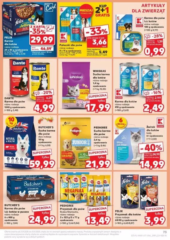 Kaufland - gazetka promocyjna Oferta Kaufland od czwartku 02.01 do środy 08.01 - strona 73