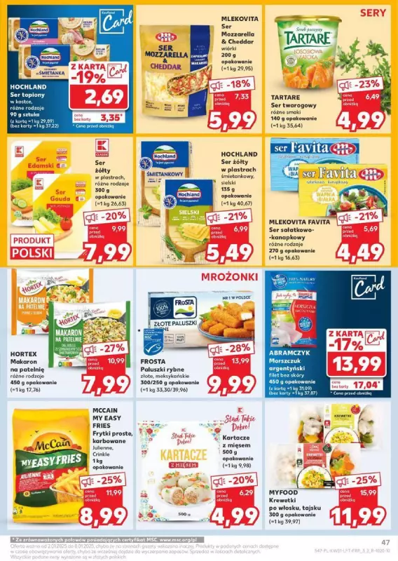 Kaufland - gazetka promocyjna Oferta Kaufland od czwartku 02.01 do środy 08.01 - strona 47