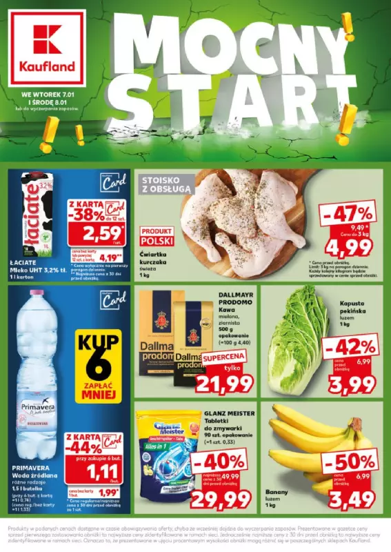 Kaufland - gazetka promocyjna Mocny Start od wtorku 07.01 do środy 08.01