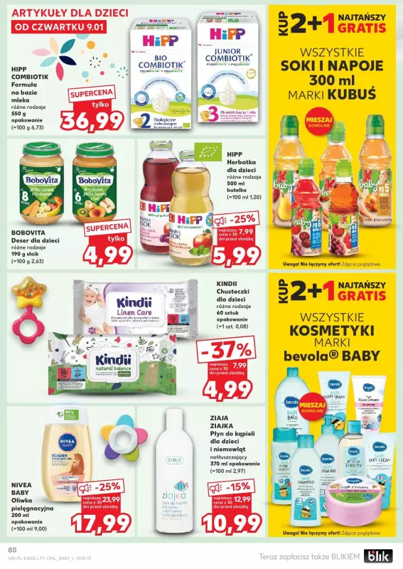 Kaufland - gazetka promocyjna Oferta Kaufland  do środy 15.01 - strona 80