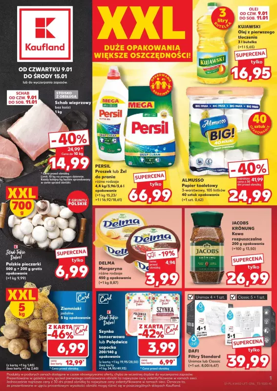 Kaufland - gazetka promocyjna Oferta Kaufland  do środy 15.01