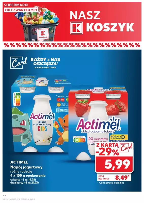 Kaufland - gazetka promocyjna Oferta Kaufland  do środy 15.01 - strona 32