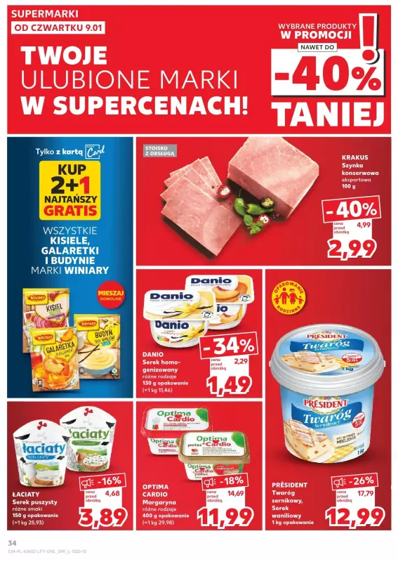 Kaufland - gazetka promocyjna Oferta Kaufland  do środy 15.01 - strona 34