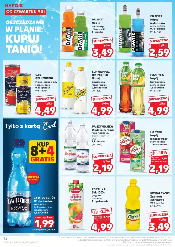 Kaufland - gazetka promocyjna Oferta Kaufland  do środy 15.01 - strona 76