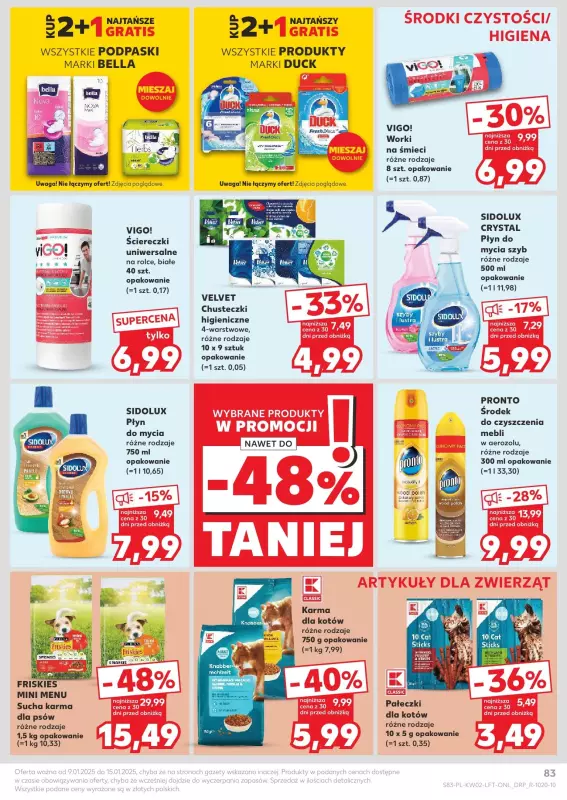 Kaufland - gazetka promocyjna Oferta Kaufland  do środy 15.01 - strona 83