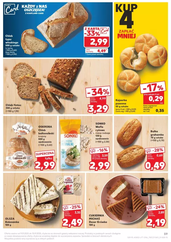 Kaufland - gazetka promocyjna Oferta Kaufland  do środy 15.01 - strona 59