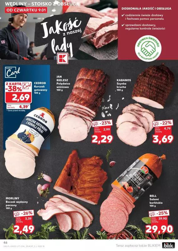 Kaufland - gazetka promocyjna Oferta Kaufland  do środy 15.01 - strona 46