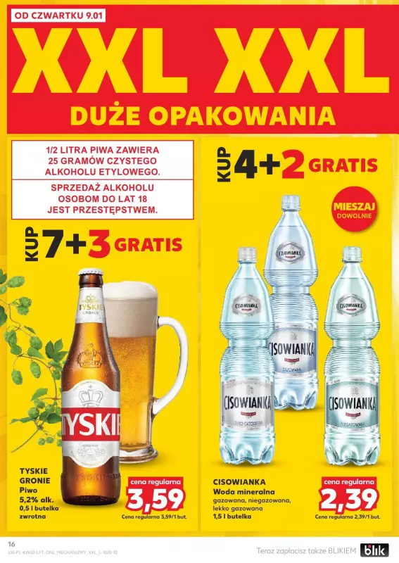 Kaufland - gazetka promocyjna Oferta Kaufland  do środy 15.01 - strona 16