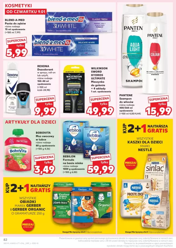 Kaufland - gazetka promocyjna Oferta Kaufland od czwartku 09.01 do środy 15.01 - strona 82