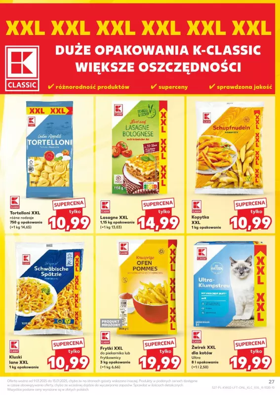 Kaufland - gazetka promocyjna Oferta Kaufland od czwartku 09.01 do środy 15.01 - strona 27