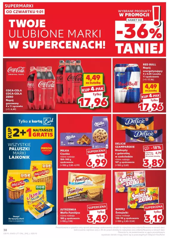 Kaufland - gazetka promocyjna Oferta Kaufland od czwartku 09.01 do środy 15.01 - strona 38