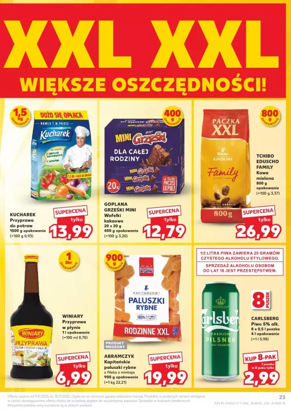 Kaufland - gazetka promocyjna Oferta Kaufland od czwartku 09.01 do środy 15.01 - strona 23