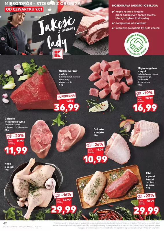 Kaufland - gazetka promocyjna Oferta Kaufland od czwartku 09.01 do środy 15.01 - strona 42