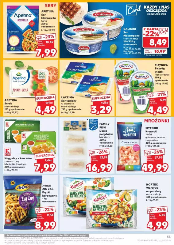 Kaufland - gazetka promocyjna Oferta Kaufland  do środy 22.01 - strona 53