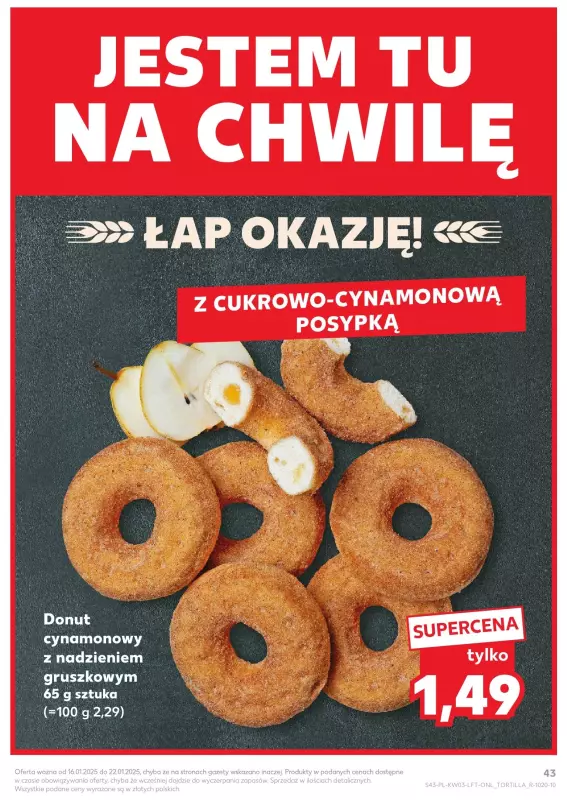 Kaufland - gazetka promocyjna Oferta Kaufland  do środy 22.01 - strona 43