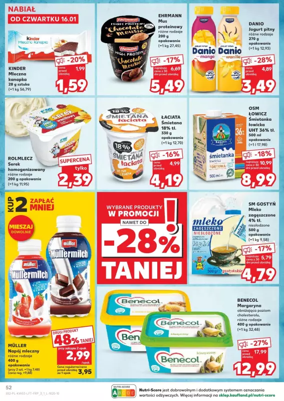 Kaufland - gazetka promocyjna Oferta Kaufland  do środy 22.01 - strona 52