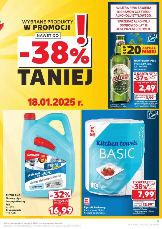 Kaufland - gazetka promocyjna Oferta Kaufland  do środy 22.01 - strona 5