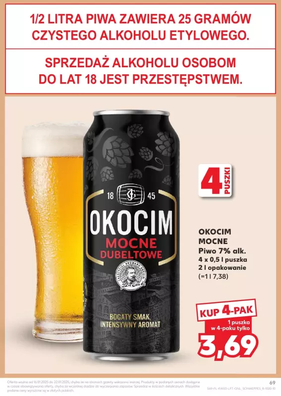 Kaufland - gazetka promocyjna Oferta Kaufland  do środy 22.01 - strona 69