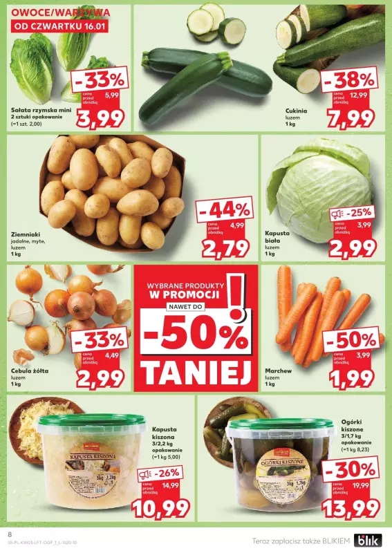 Kaufland - gazetka promocyjna Oferta Kaufland  do środy 22.01 - strona 8