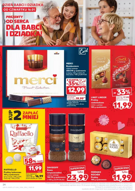 Kaufland - gazetka promocyjna Oferta Kaufland  do środy 22.01 - strona 24