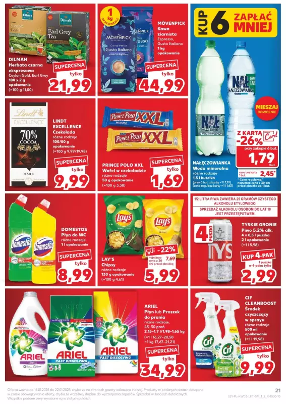 Kaufland - gazetka promocyjna Oferta Kaufland  do środy 22.01 - strona 21