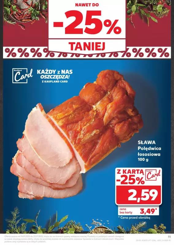 Kaufland - gazetka promocyjna Oferta Kaufland od czwartku 16.01 do środy 22.01 - strona 11