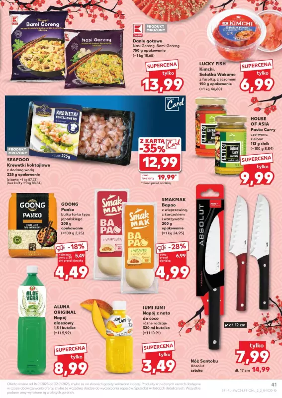 Kaufland - gazetka promocyjna Oferta Kaufland od czwartku 16.01 do środy 22.01 - strona 41