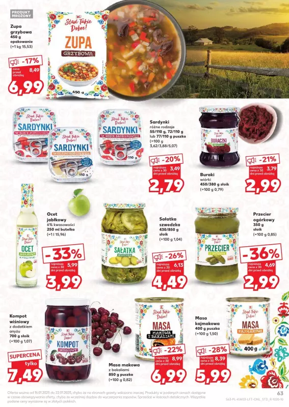 Kaufland - gazetka promocyjna Oferta Kaufland od czwartku 16.01 do środy 22.01 - strona 63